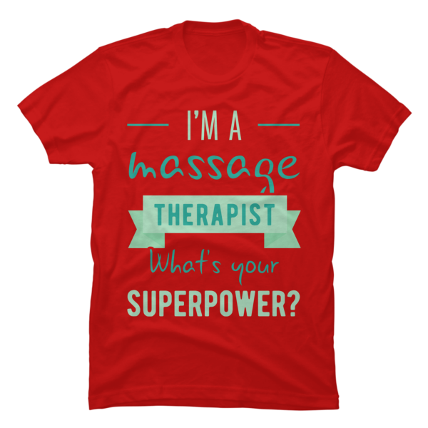 massage therapist t shirt